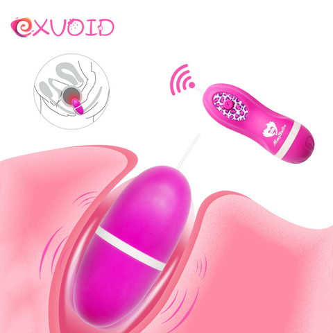 EXVOID – vibromasseur d'œuf avec télécommande, masseur de mamelon, point G, produit pour adulte, stimulateur de Clitoris, jouets sexuels pour femmes, orgasme étanche ► Photo 1/6