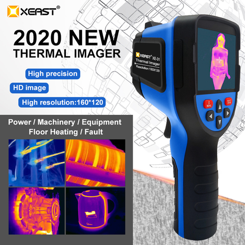 Xeast XE-31 Nouveau Cool Super Professionnel de Détection De Défaut De 3.5 Pouces Haute Définition Écran Couleur De Poche Imageur Thermique XE-32 ► Photo 1/5