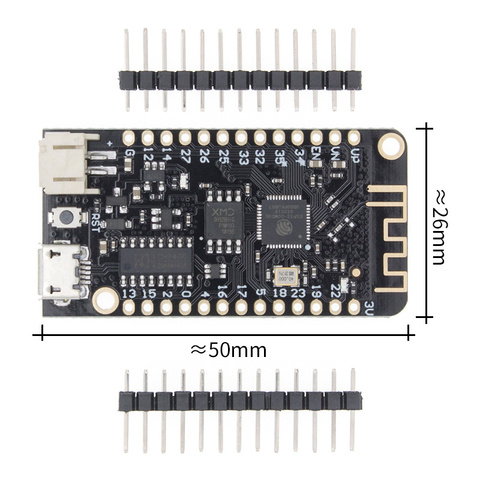 Carte de développement d'antenne Wifi Bluetooth ESP32 ESP-32 REV1 CH340 CH340G, Interface de batterie au Lithium Micro USB ► Photo 1/6