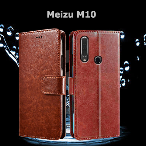 Étui portefeuille à rabat en cuir PU pour Meizu M10, avec motif 3D ► Photo 1/6