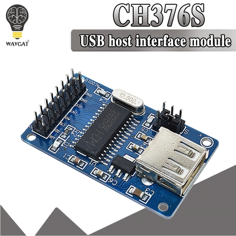 WAVGAT – Module d'écriture et de lecture de disque U officiel CH376/CH376S, prise en charge du transfert de commande USB 12MHz ► Photo 1/6