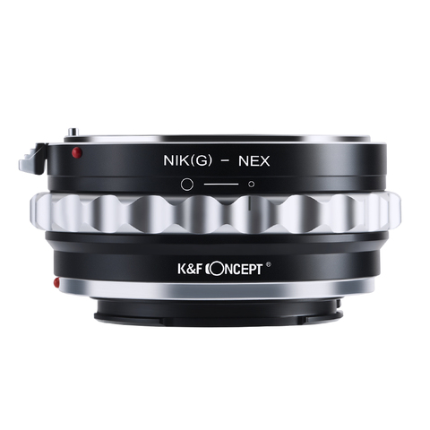 K & F CONCEPT – bague d'adaptation pour objectif d'appareil photo Nikon G, compatible avec Sony NEX e-mount NEX3 NEX5 NEX5N NEX7, NEX-VG1 Original, nouveau ► Photo 1/1