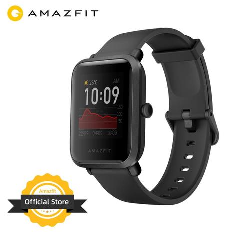 Amazfit – Montre connectée Bip S pour téléphones Android et iOS, version internationale, GPS/GLONASS intégré, Bluetooth, article en stock, étanche jusqu'à 5 ATM, arrivage de 2022 ► Photo 1/6