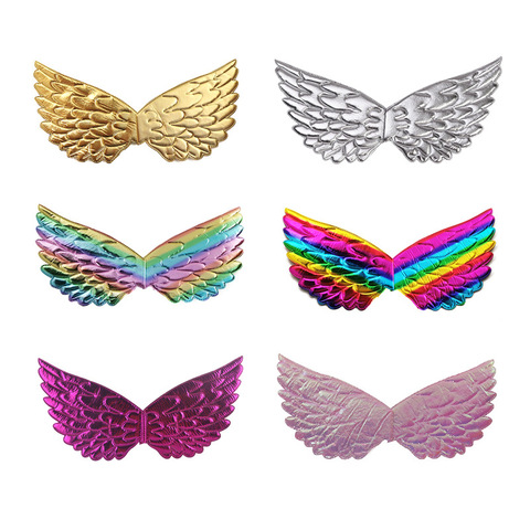 Décorations de fête à la licorne arc-en-ciel, ailes de licorne, pour anniversaire, fournitures de Cosplay pour enfants, fête prénatale, pour garçons et filles ► Photo 1/6