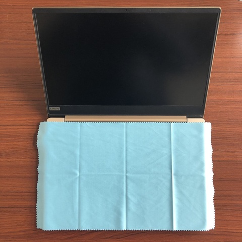 Tissu de nettoyage antipoussière en microfibre de haute qualité, pour ordinateur portable et clavier, 2 pièces 20x35cm ► Photo 1/6