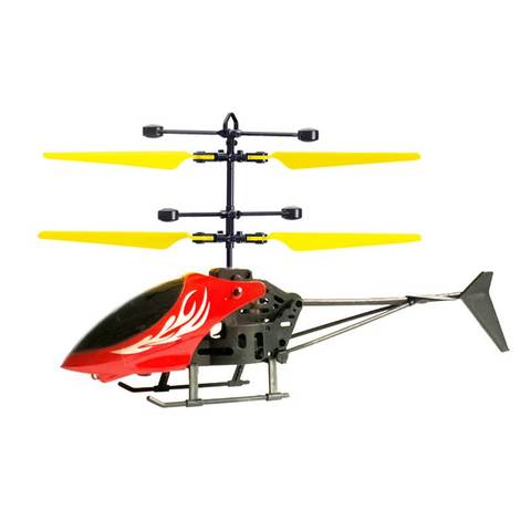 Mini hélicoptère volant à induction infrarouge, télécommande, avion, lumière clignotante en plastique pour enfants, jouet ► Photo 1/6