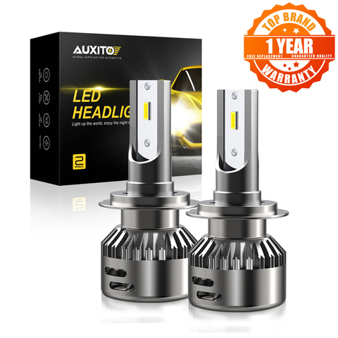 2x Canbus H7 LED ampoules de phares de voiture, phare automobile, faisceau haut et bas, 12V 24V, pour Mercedes W203 W204 W205 6000K 48W 16000LM, LED H1 H7 ► Photo 1/6