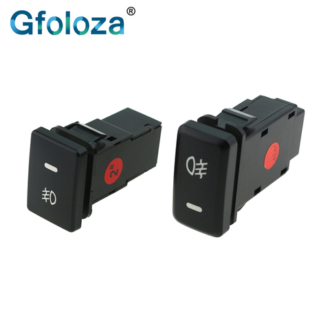 Gfoloza – interrupteur antibrouillard pour Toyota, bouton On-Off, indicateur de fil, DC 12V, pour Camry Prius Corolla, 1 pièce ► Photo 1/6