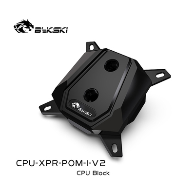 Bykski CPU-XPR-POM-I-V2 CPU bloc d'eau POM Intel LGA 1156/1155/1150/1151/1366/2011/2066 Proccesor refroidisseur d'eau CPU noir refroidisseur ► Photo 1/5