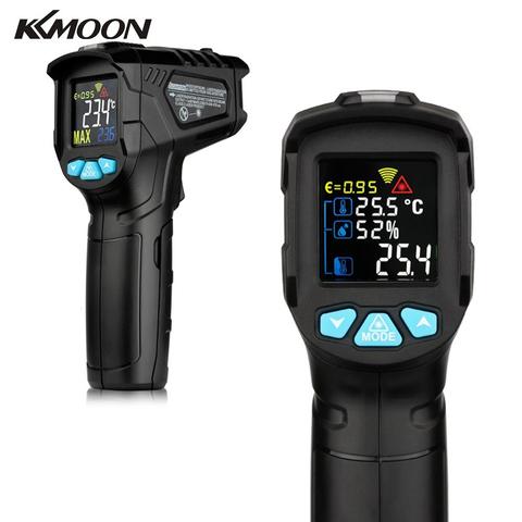 KKMOON – thermomètre industriel numérique à infrarouge, pistolet de mesure de la température sans contact IR LCD pyromètre hygromètre ► Photo 1/6