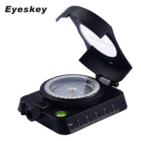 Eyeskey – lampe Led professionnelle étanche, boussole de mesure de carte, boussole de survie en alliage d'aluminium, qualité militaire (avec batterie) ► Photo 1/1