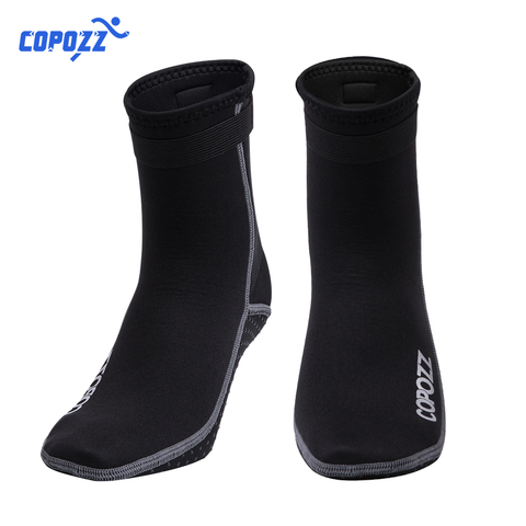 Copozz 3mm néoprène plage natation plongée chaussettes Sport nautique anti-dérapant chaussures natation surf plongée surf chaussettes bottes de plage ► Photo 1/6