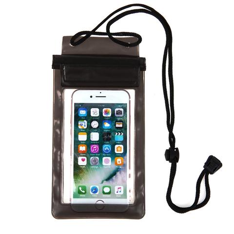 Sacs imperméables pour téléphone portable, pochette sous-marine en PVC scellé étui de protection pour téléphone portable, sacs de natation avec sangles ► Photo 1/6