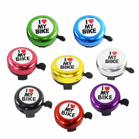 8 couleurs mignon vélo guidon cloche sonore fort alarme avertissement Mini enfants vélo corne cloches cyclisme anneau enfants vélo accessoires ► Photo 1/6