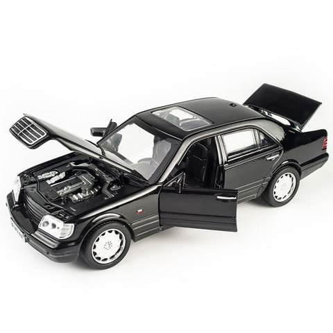 Modèle de voiture en alliage mercedes-benz s-w140 1:32, jouet pour enfants ► Photo 1/6