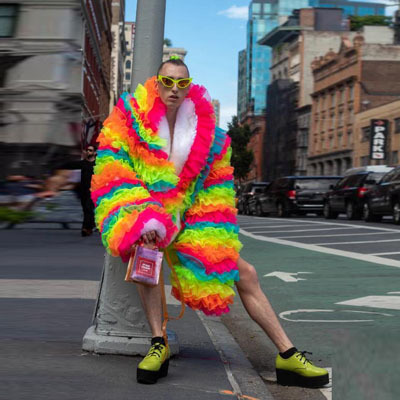 Hauts d'intérieur en Tulle couleur arc-en-ciel pour femmes, bouffante, à volants plissés, Street Style Plus, pour l'hiver ► Photo 1/6