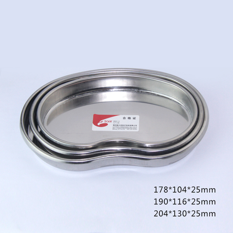 Plaque de taille en acier inoxydable, plateau de désinfection médicale, plateau de rangement pour instruments chirurgicaux, fournitures de Salon de beauté, outils ► Photo 1/1