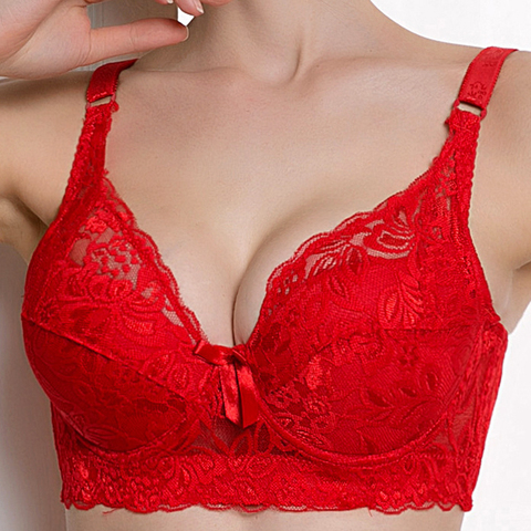 ATHVOTAR – soutien-gorge Push-Up Sexy en dentelle pour femmes, sous-vêtements, Lingerie, haut court, brassière sans fil ► Photo 1/6