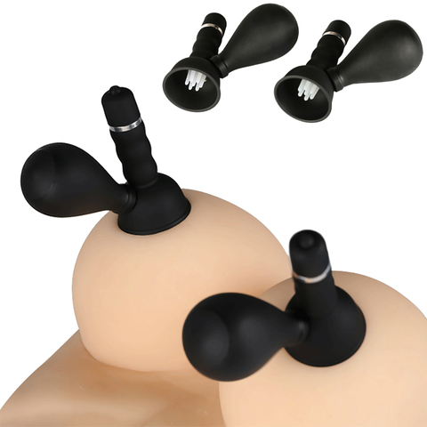 Vibrateur suceur de tétons pour femme, jouets sexuels pour femme, 2 pièces ► Photo 1/6