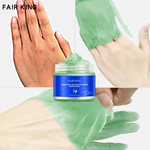 Thé vert hydratant cire pour les mains blanchissant la peau masque pour les mains réparation exfoliant callosités Film Anti-âge main crème de traitement de la peau ► Photo 1/6