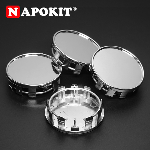 ABS – couvercle anti-poussière pour jante de voiture 54mm, 4 pièces, capuchon de moyeu de roue de voiture, badges de réparation automobile ► Photo 1/6