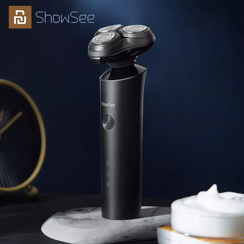 Xiaomi MIJIA Showsee rasoir électrique hommes sec humide rasoir lavable rasoir barbe Rechargeable étanche lavable type-c Charge rapide ► Photo 1/6