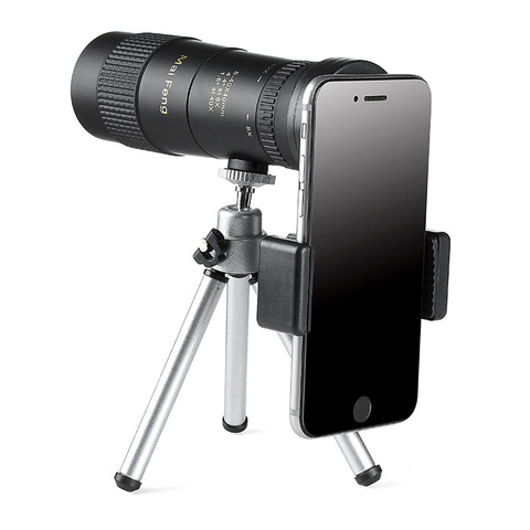8-40x40 télescope monoculaire Zoom rétractable Compact étanche professionnel HD ED verre avec trépied pince de téléphone ► Photo 1/5
