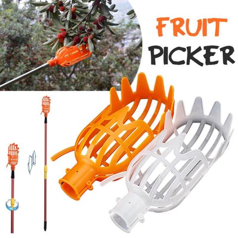 1PC plastique cueilleur de fruits pôle fruits Orange pomme prune poire pêche receveur cueilleur panier jardinage ferme jardin cueillette outil ► Photo 1/6