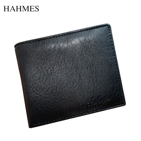 Avec porte-monnaie hommes en cuir PU portefeuille homme sac à main pochette porte-carte hommes portefeuilles courts ► Photo 1/5