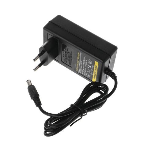 Chargeur de batterie 12.6V DC 2A, adaptateur d'alimentation Intelligent au Lithium li-on, prise ue US, transformateur ► Photo 1/1