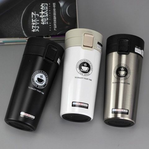 Tasse à café de voyage en acier inoxydable | Premium, Thermos gobelets, flacon sous vide, bouteille d'eau thermo, tasse à thé Thermocup ► Photo 1/6