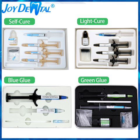 Kit d'adhésif dentaire orthodontique, colle verte à photopolymérisation, système de liaison directe sans mélange ► Photo 1/5