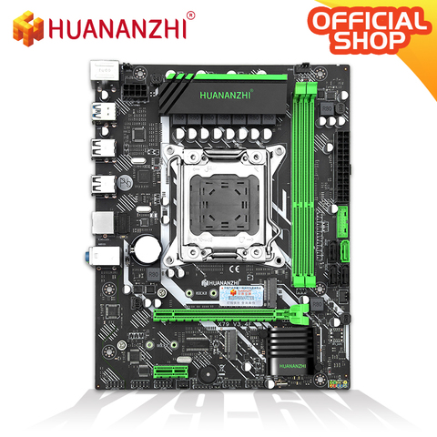 HUANANZHI X79 6M carte mère Intel XEON E5 LGA2011 toutes les séries DDR3 RECC NON-ECC mémoire NVME USB3.0 processeur C2/V1/V2 ► Photo 1/1