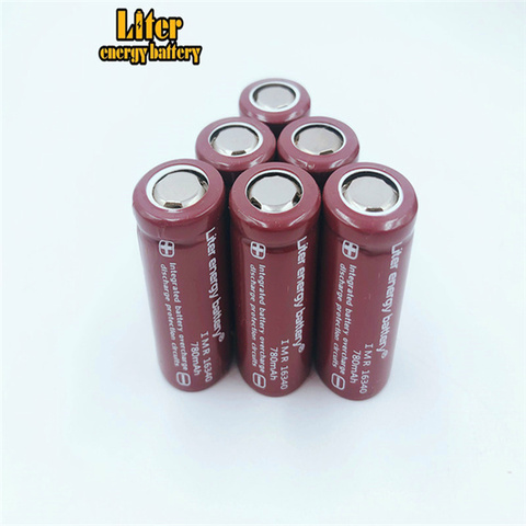 Litre D'énergie Batterie 2 pièces Rcr 123 16340 780mah 3.7v Li-ion Batterie Rechargeable Au Lithium Batteries Avec Le Paquet De Détail ► Photo 1/4