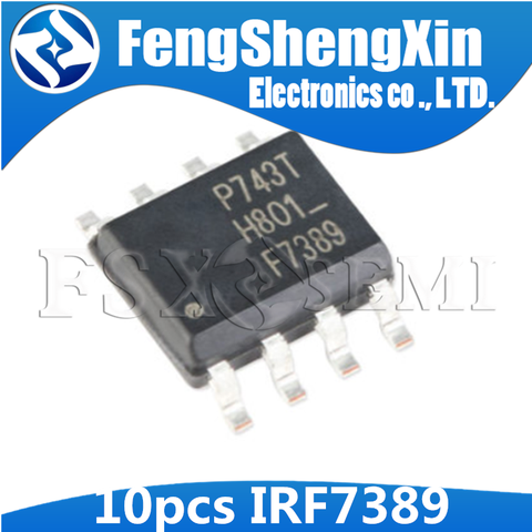 MOSFET SOP-8 de puissance, 10 pièces/lot, F7389 IRF7389 ► Photo 1/2