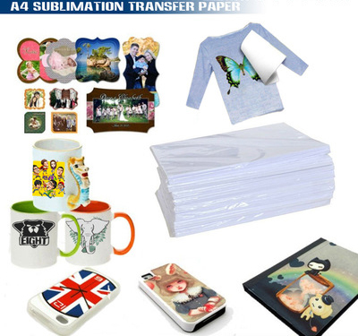 Papier de transfert thermique par Sublimation, Wtsfwf, 20 pièces, format A4, pour tasses, coques, assiettes, céramique t-shirts en Polyester en tissu ► Photo 1/6