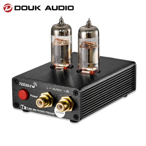 Douk Audio T2 Mini MM Tube à vide Phono scène meilleur préampli pour lecteur de disque platine amplificateur ► Photo 1/6