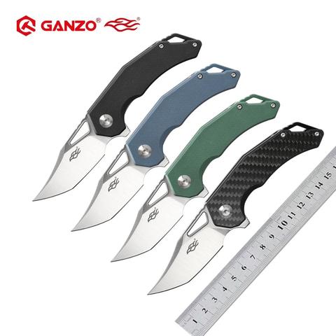 Ganzo – Firebird FH61 D2 lame G10 ou CF, couteau pliant à manche, de poche, de survie, de camping en plein air, outil tactique ► Photo 1/6