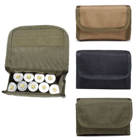 Pochette tactique de cartouche de poche Molle de support de recharge de fusil de 10 tours pour la poche tactique ronde de munitions de chargeur de calibre 12/20G 11 ► Photo 1/6