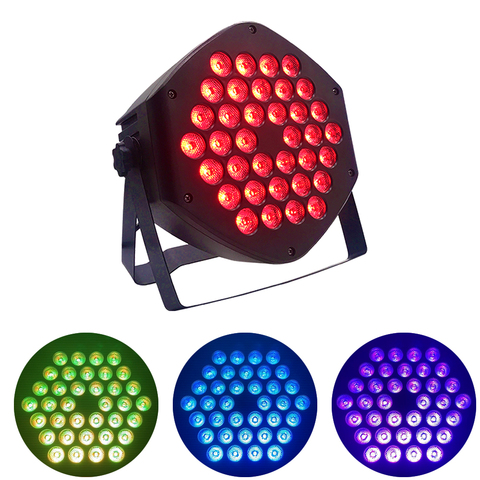 Éclairage stroboscopique Par 36x3W RGBW LED, éclairage stroboscopique rvb 3 en 1, éclairage Disco DJ LED avec effet DMX512 pour petite fête pathétique Bar ► Photo 1/6
