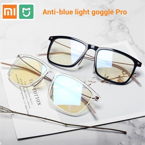 Xiaomi Mijia lunettes Anti-lumière bleue Pro Xiaomi lunettes 50% bleu taux de blocage conception minimale Double face résistance à l'huile ► Photo 1/6