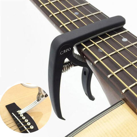 Capodastre en plastique pour guitare électrique acoustique, classique, Ukulele avec extracteur de broche de pont ► Photo 1/6