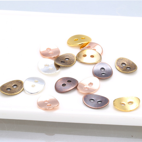 Connecteurs de boucle ronde, perle d'extrémité à deux trous pour la fabrication de bijoux, bracelet, résultats de conception, accessoires collier, vente en gros, 20 pièces ► Photo 1/6