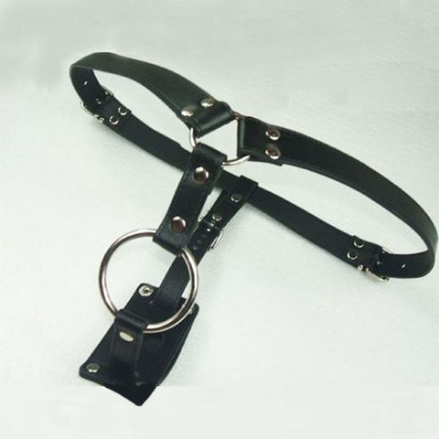 Ceinture de chasteté homme avec plug anal 