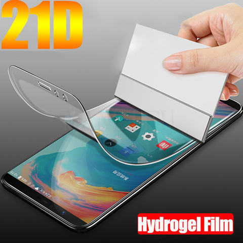 20D De Protection Complet Doux Hydrogel Film Pour Nokia 5.3 7.1 6.1 5.1 3.1 7.2 7 Plus 8.1 6.2 Tpu Protecteur D'écran Film 5.3 (Pas En Verre) ► Photo 1/6