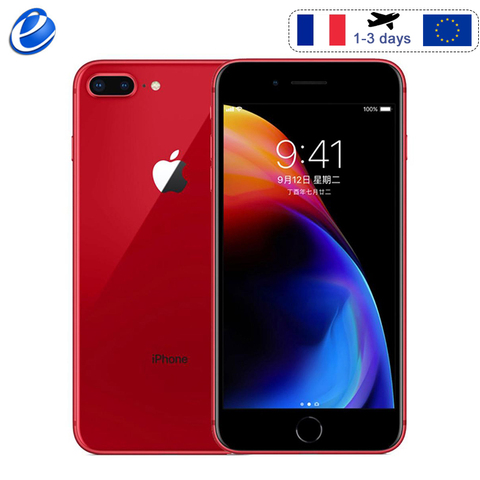 De France/espagne Original Apple iphone 8 Plus Hexa Core iOS 3GB RAM 64/256GB ROM 5.5 
