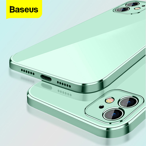 Coque de téléphone transparente Baseus pour iPhone 12 11 Pro Xs Max X Xr coque arrière souple Ultra mince pour iPhone 12 Pro Max ► Photo 1/6