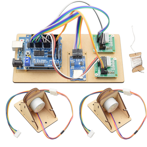 Kit de projets de création de gribouillages pour Arduino, pour peinture murale, Robot, traceur de lignes, avec système Open Source, le moins cher ► Photo 1/6