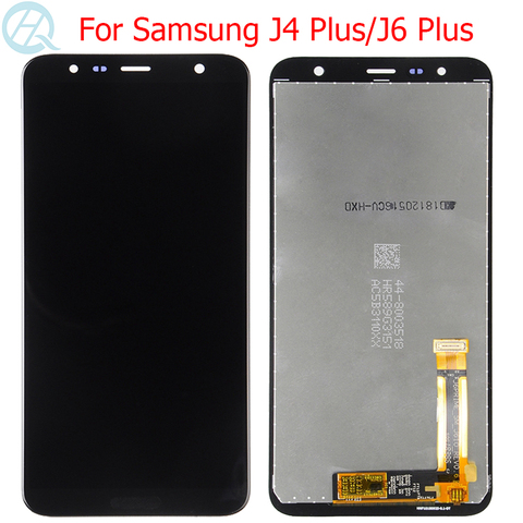 Écran tactile LCD avec châssis, 6.0 pouces, panneau en verre, pour Samsung Galaxy J4 Plus J4 + J6 + J610F, J410F, Original ► Photo 1/5