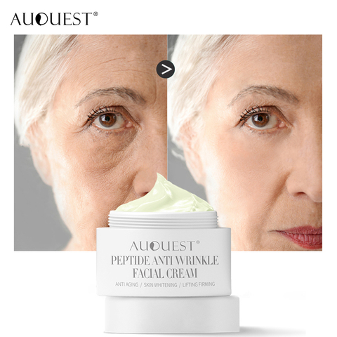 AUQUEST – crème de visage Anti-rides en Peptides, pour raffermir et soulever la peau, cosmétiques de beauté, soins du visage, 30g ► Photo 1/6